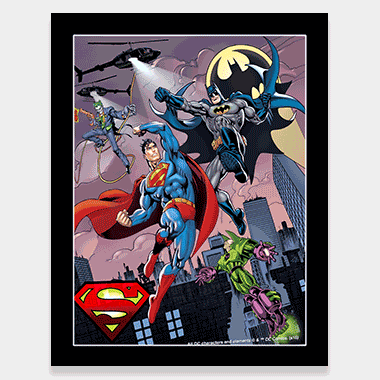 The Clash Between Heros and Villains 3D Picture