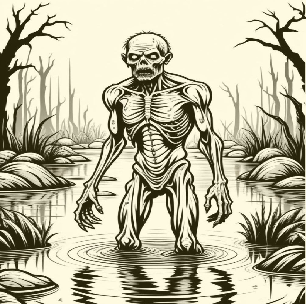 Swamp Walker Laser Printed Sign