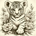 Tiger Cub Laser Printed Sign