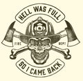 Firefighter Skull Hell Was Full