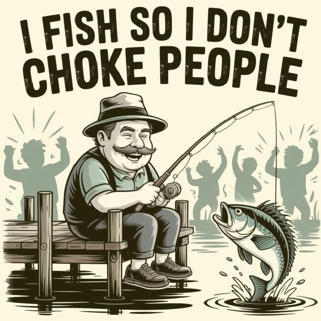 I Fish So I Don't Choke People