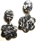 Marbled Bloom Earring Set