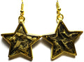 Golden Star Earring Set