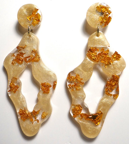 Golden Aura Earring Set