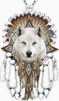 White Wolf Pendant