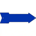 Blue Novelty Metal Arrow Sign 17" x 5" Sign (A)