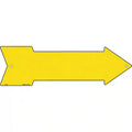 Yellow Novelty Metal Arrow Sign 17" x 5" Sign (A)