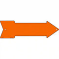 Orange Novelty Metal Arrow Sign 17" x 5" Sign (A)