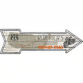 Americas Highway Novelty Metal Arrow Sign 17" x 5" Sign (A)