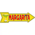 Margarita Novelty Metal Arrow Sign 17" x 5" Sign (A)