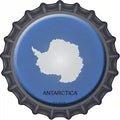 Antarctica Novelty Metal Bottle Cap Sign BC-191 12" Sign (BC)