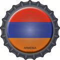 Armenia Novelty Metal Bottle Cap Sign BC-194 12" Sign (BC)