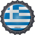 Greece Novelty Metal Bottle Cap Sign BC-281 12" Sign (BC)