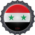 Syria Novelty Metal Bottle Cap Sign BC-434 12" Sign (BC)