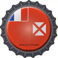 Wallis Futuna Novelty Metal Bottle Cap Sign BC-475 12" Sign (BC)