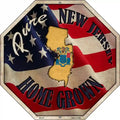 New Jersey Home Grown Metal Novelty Stop Sign BS-431 12" Sign (BS)