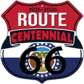 MO Route 66 Centennial Novelty Highway Shield Sign HS-713 12" Sign (HS) Route