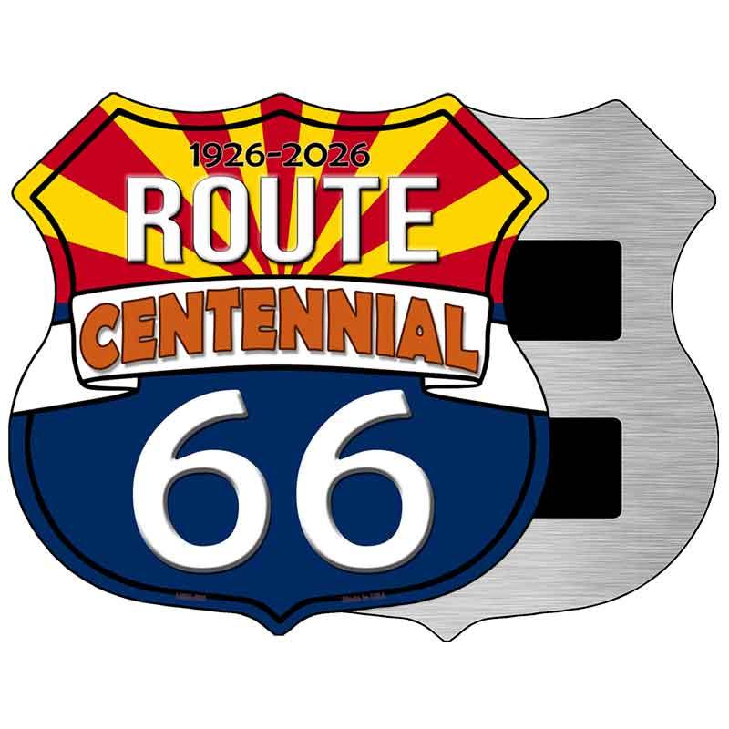 AZ Route 66 Centennial Novelty Highway Shield Sign HS-698 5" Magnet (HSM) Route