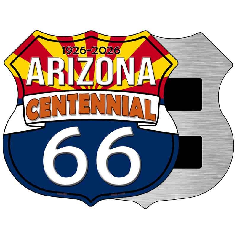 AZ Route 66 Centennial Novelty Highway Shield Sign HS-698 5" Magnet (HSM) State Name