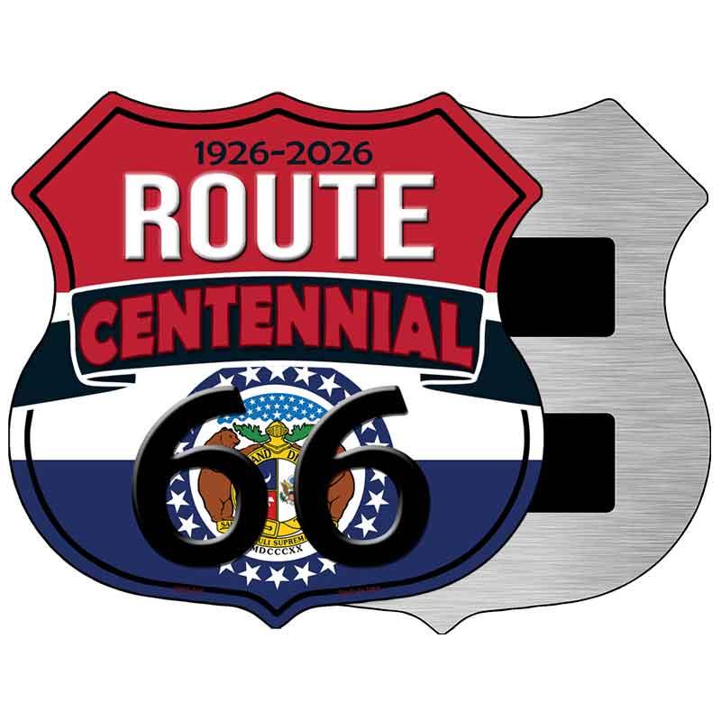 MO Route 66 Centennial Novelty Highway Shield Sign HS-713 5" Magnet (HSM) Route