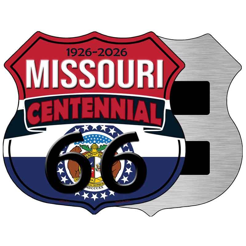 MO Route 66 Centennial Novelty Highway Shield Sign HS-713 5" Magnet (HSM) State Name