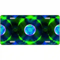 Blue Green Nova Metal Novelty License Plate Tag LP-1419