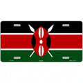 Kenya Flag Metal Novelty License Plate 12" x 6" Automotive (LP)