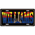 Williams Arizona State Flag Metal Novelty License Plate 12" x 6" Automotive (LP)