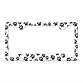 Dog Paws Novelty Metal License Plate Frame LPF-029 12.25" x 6.5" Standard Frame (LPF)
