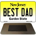 Best Dad New Jersey State License Plate Tag Magnet M-10181 3.5" x 2" Magnet (M)