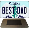 Best Dad Oregon State License Plate Tag Magnet M-10382 3.5" x 2" Magnet (M)