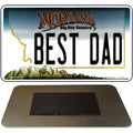 Best Dad Montana State License Plate Tag Novelty Magnet M-11128 3.5" x 2" Magnet (M)