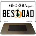 Best Dad Georgia State License Plate Tag Novelty Magnet M-6150 3.5" x 2" Magnet (M)