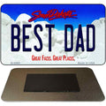 Best Dad South Dakota State Magnet Novelty M-9966 3.5" x 2" Magnet (M)
