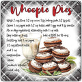 Whoopie Pies Recipe Novelty Metal Square Sign SQ-1694 12" Sign (SQ)