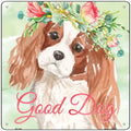 King Charles Spaniel Good Dog Novelty Square Sign 12" Sign (SQ)