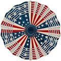 American Flag Pinwheel Novelty Metal Wind Spinner 10" Spinner (WCS)