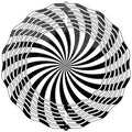 Abstract Spiral Graphic Novelty Metal Wind Spinner 10" Spinner (WCS)