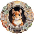 Squirrel Novelty Metal Wind Spinner 10" Spinner (WCS)