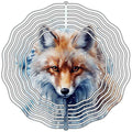 Wolf Novelty Metal Wind Spinner 10" Spinner (WCS)
