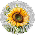 Sunflower Novelty Metal Wind Spinner 10" Spinner (WCS)