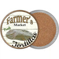 Farmers Market Tortillas Novelty Circle Coaster Set of 4 3.5" Coaster (Sets of 4) (CC)